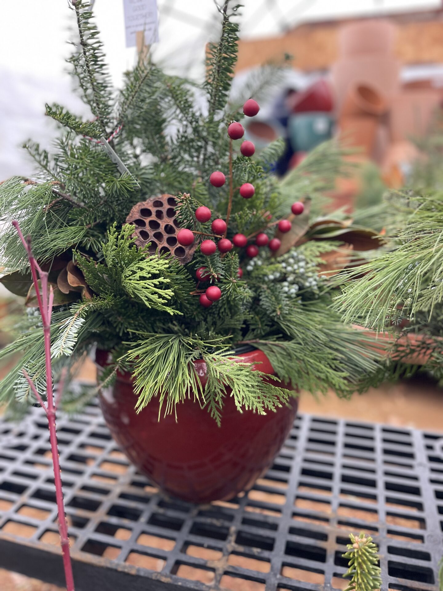 Grab -n- Go Beauty w/ Gorgeous Red Pottery!